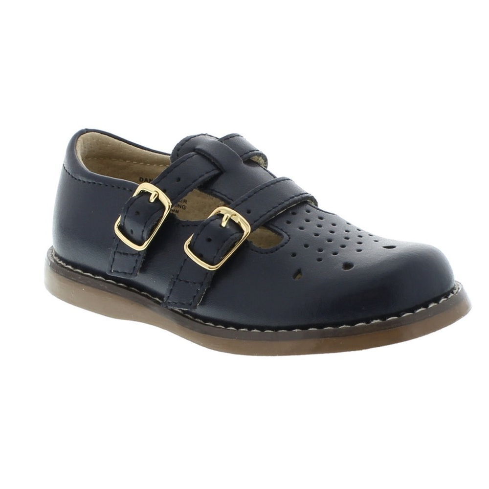 Footmates Danielle Navy, size 8, includes box and customizable insoles